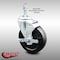 Service Caster 5 Inch SS Hard Rubber Wheel Swivel 3/8 Inch Threaded Stem Caster with Brake SCC SCC-SSTS20S514-HRS-TLB-381615 - alternate 2